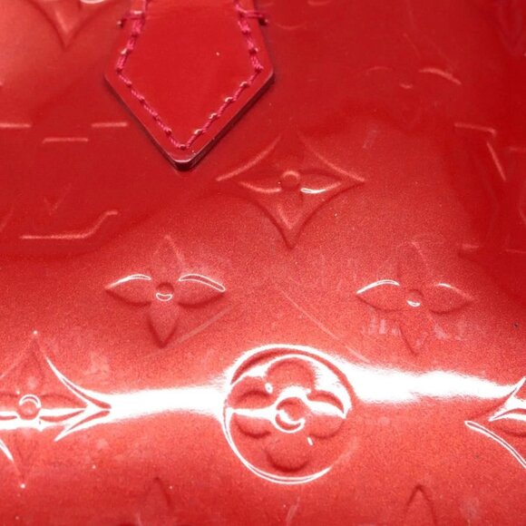 LOUIS VUITTON Monogram Vernis Wilshire PM Bag Pomme D'amour M93642 Auth BA1873 - Picture 12 of 16